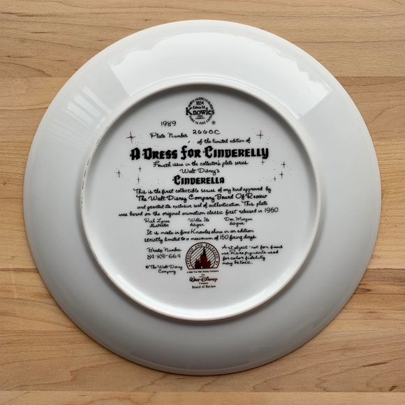 Walt Disney's Cinderella Collectors' Plate Series 1988-1989 - Picture 9 of 9